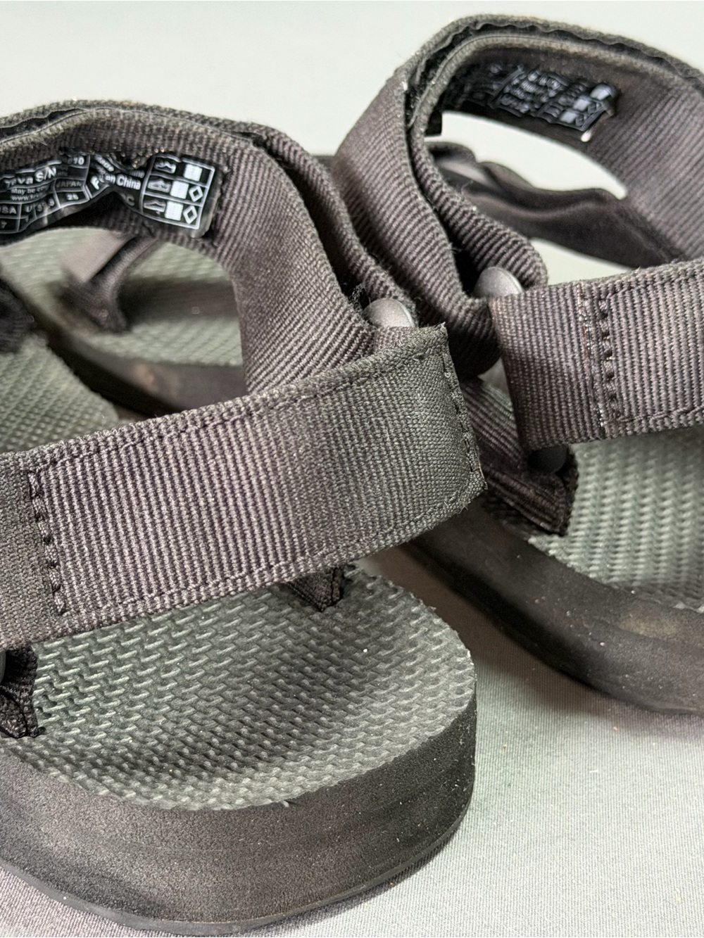Teva Black Strap Sport Sandals - Picture 5 of 9